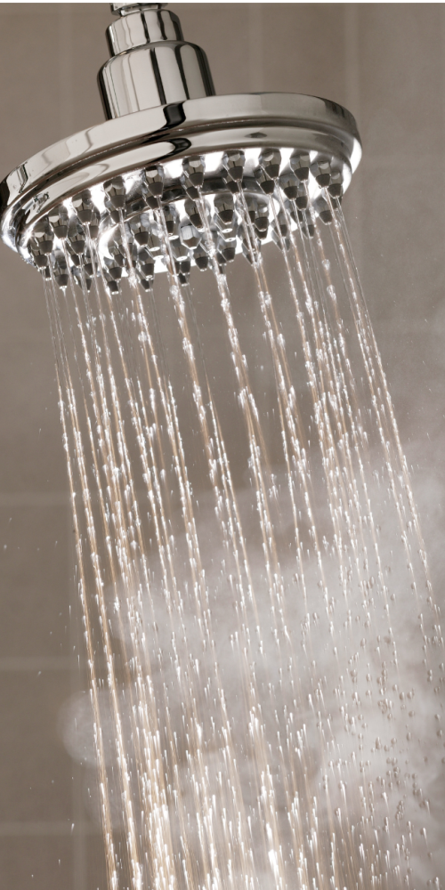 continuous flow of hot water