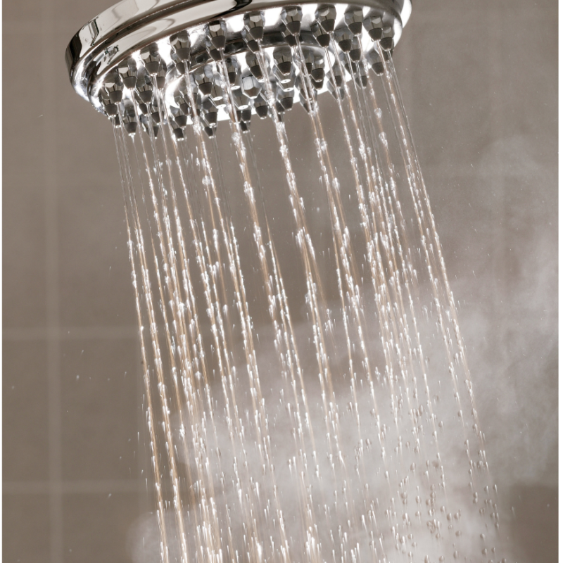 continuous flow of hot water