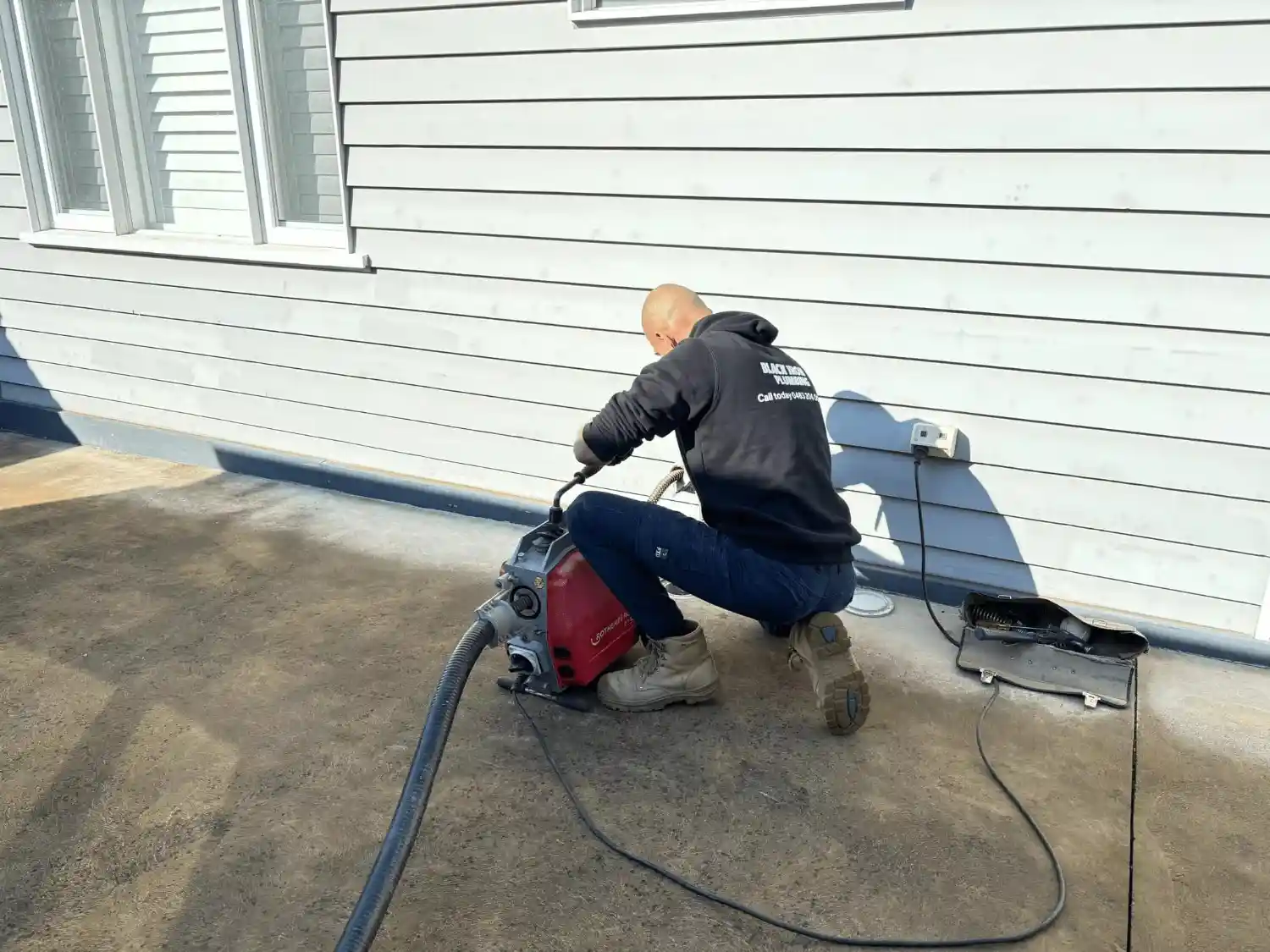Drain machine used for plumbing in Melbourne